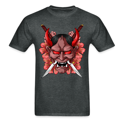 Demon Samurai T-Shirt - deep heather