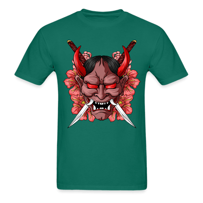 Demon Samurai T-Shirt - petrol