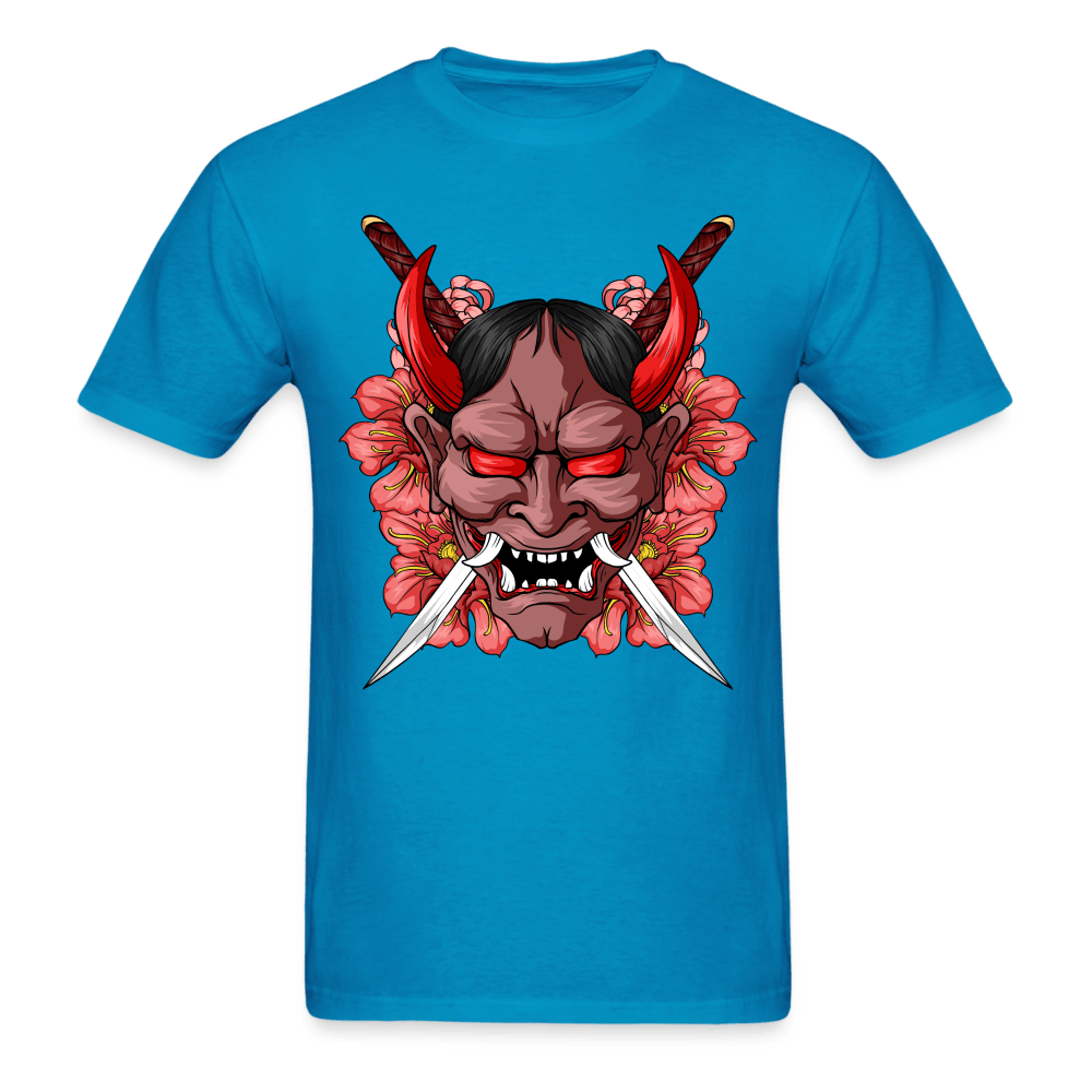 Demon Samurai T-Shirt - turquoise