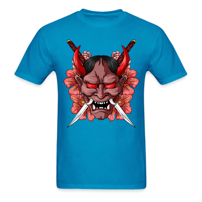 Demon Samurai T-Shirt - turquoise