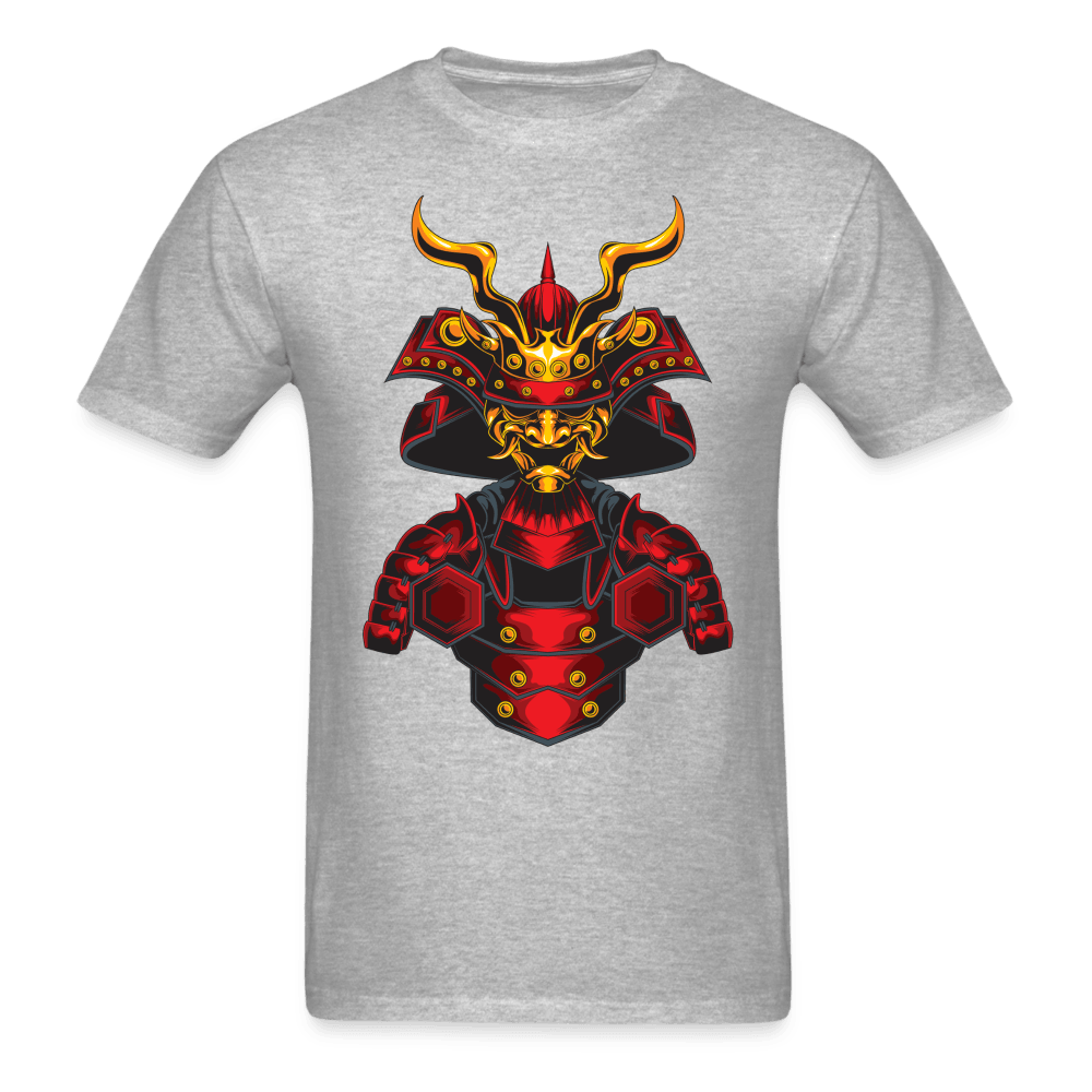 Demon Samurai T-Shirt - heather gray