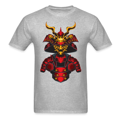 Demon Samurai T-Shirt - heather gray