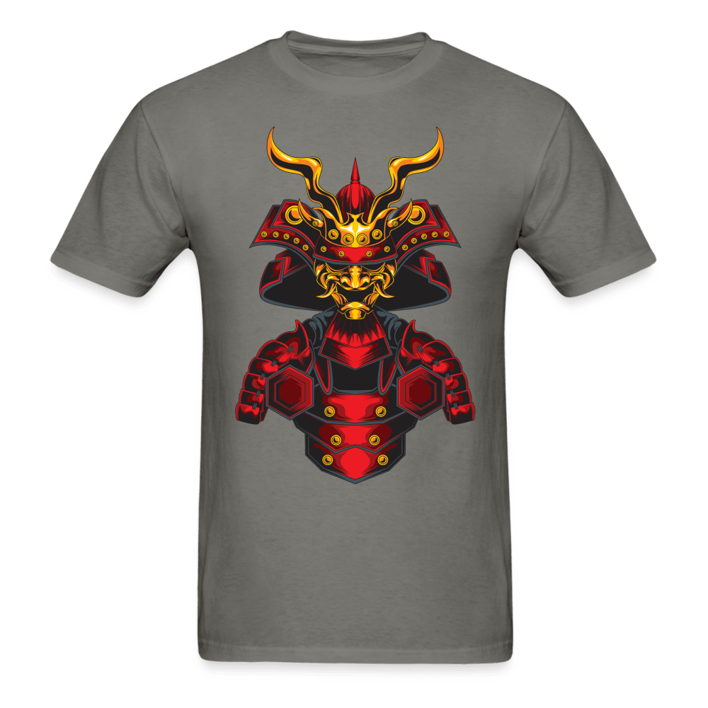 Demon Samurai T-Shirt - charcoal