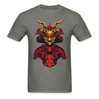 Demon Samurai T-Shirt - charcoal