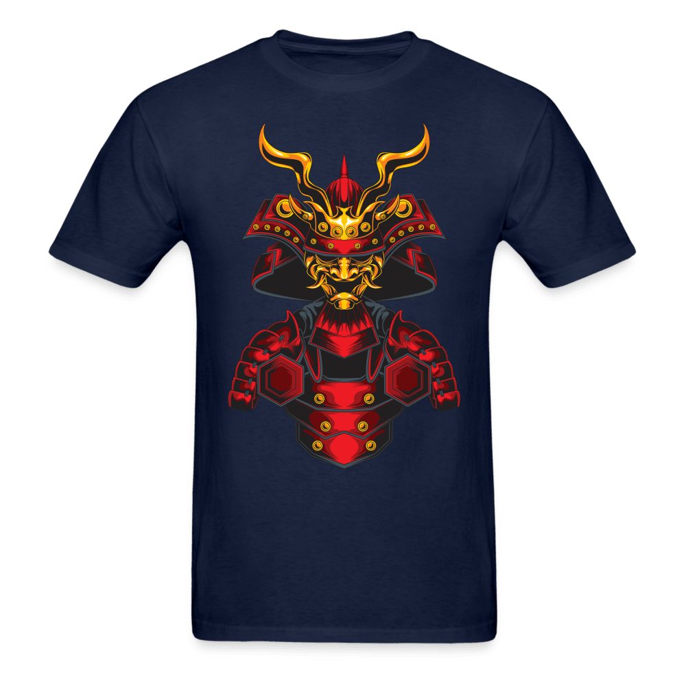 Demon Samurai T-Shirt - navy