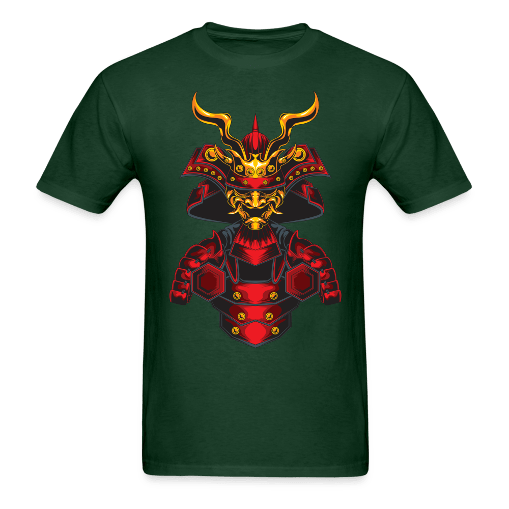 Demon Samurai T-Shirt - forest green