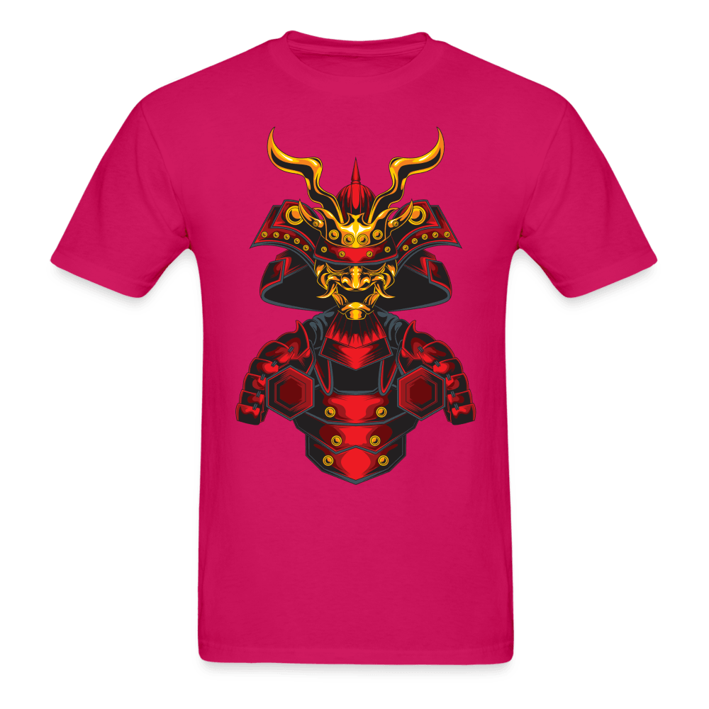 Demon Samurai T-Shirt - fuchsia