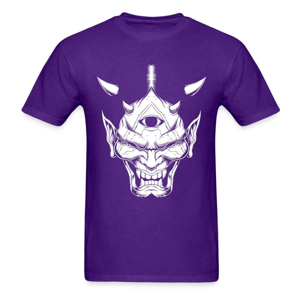 Three Eyed Demon T-Shirt - purple