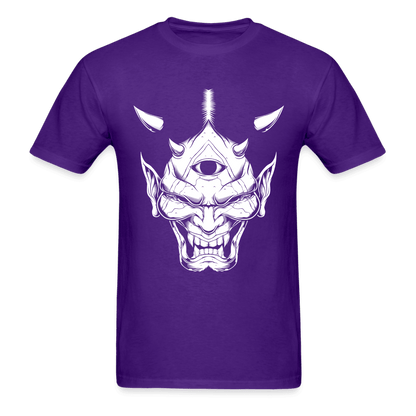 Three Eyed Demon T-Shirt - purple