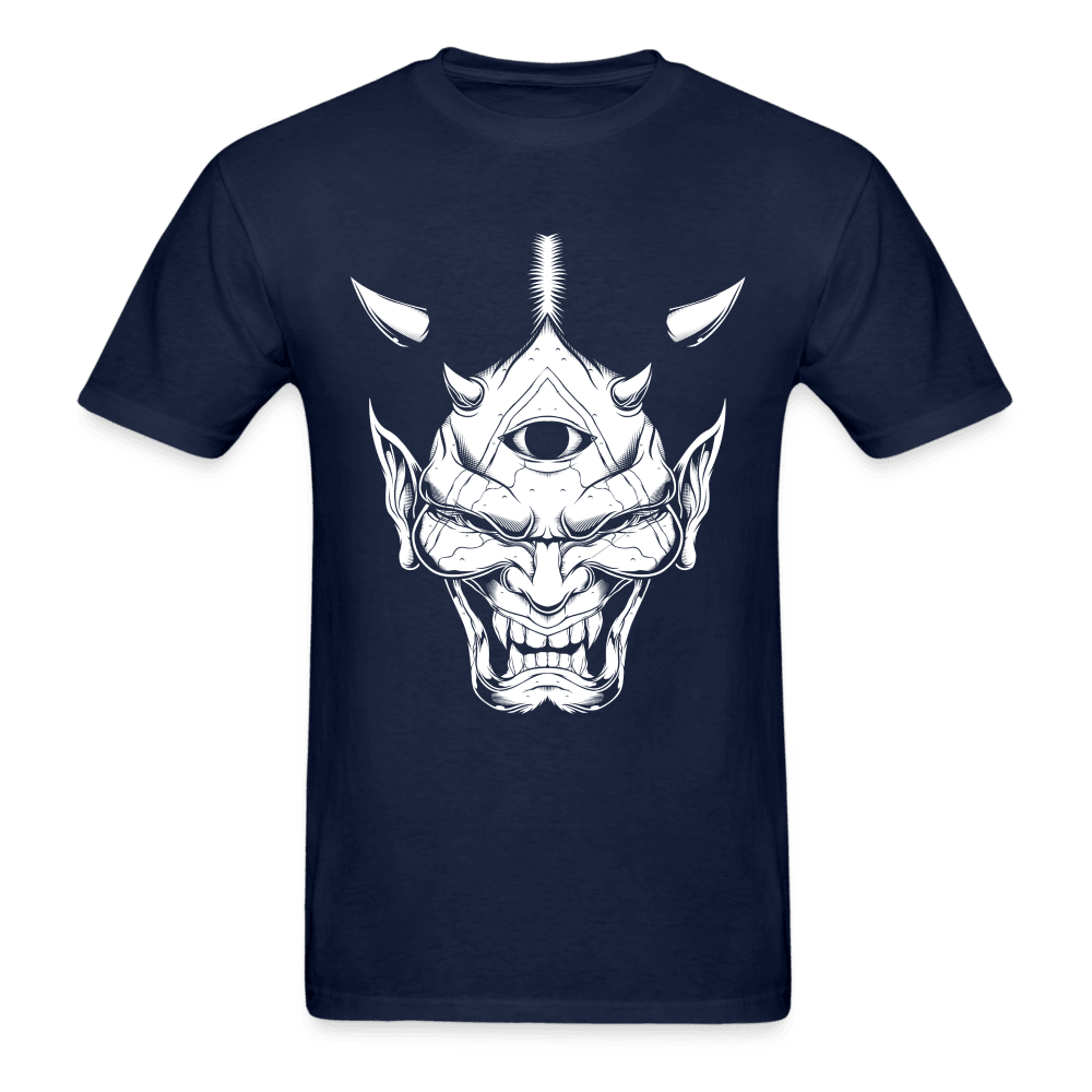 Three Eyed Demon T-Shirt - navy