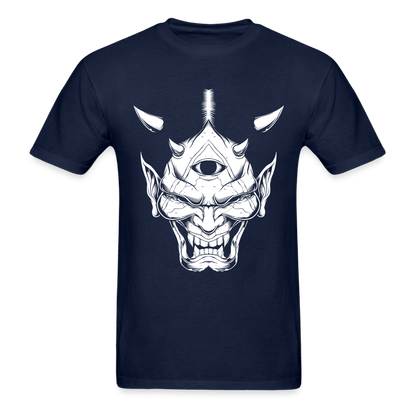 Three Eyed Demon T-Shirt - navy