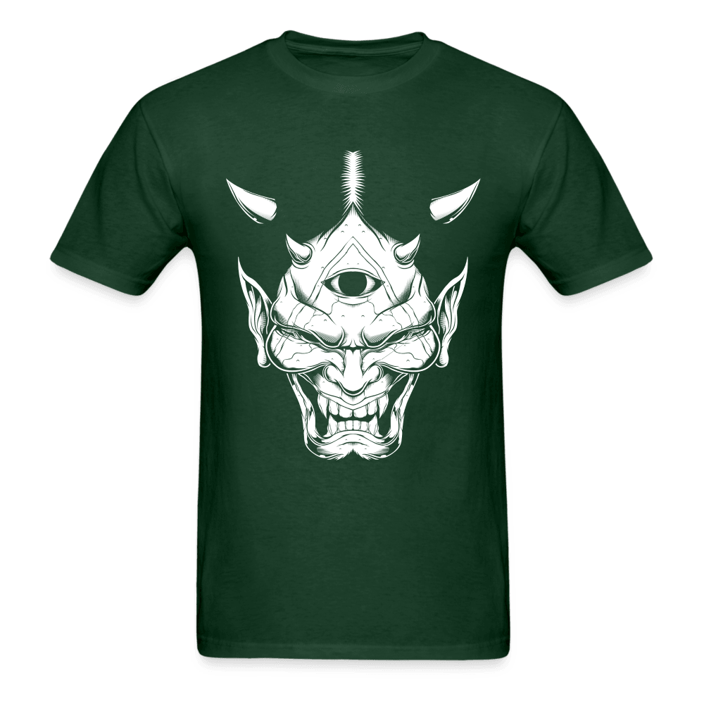 Three Eyed Demon T-Shirt - forest green