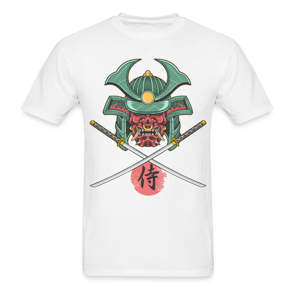 Demon Samurai T-Shirt - white