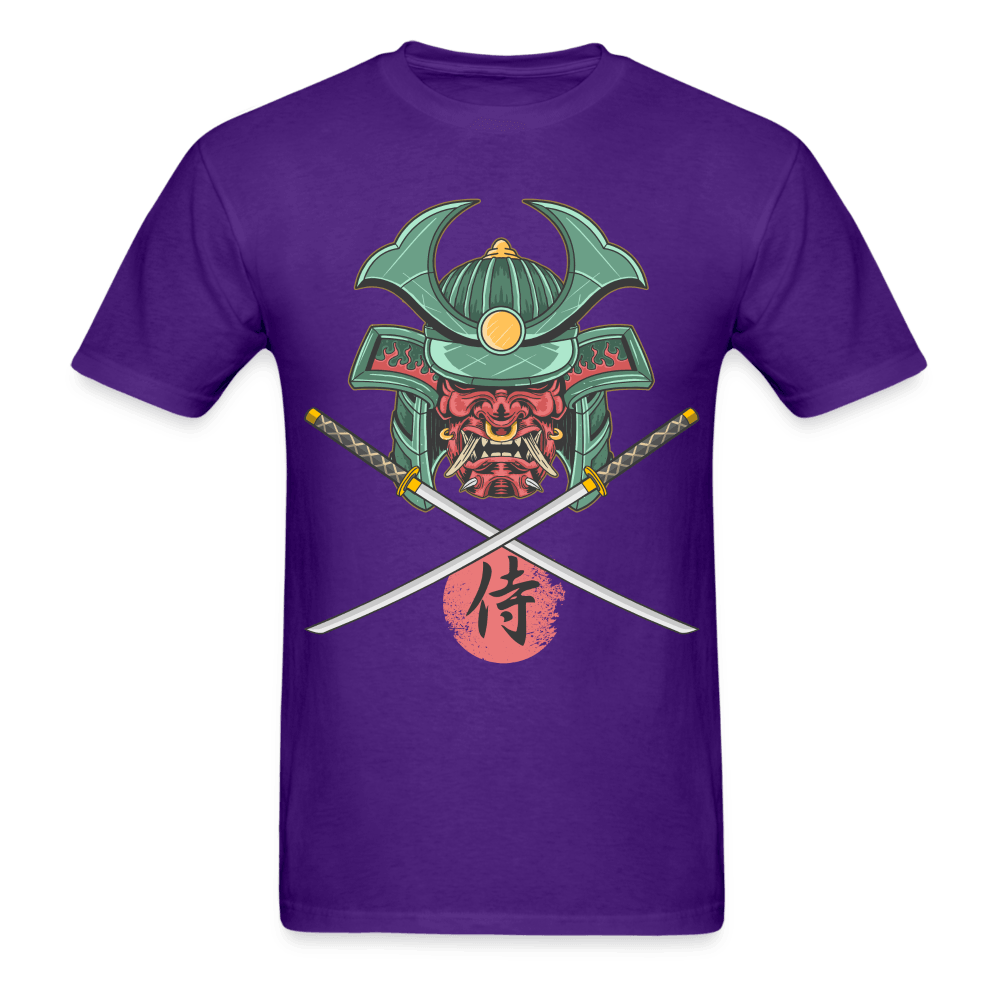 Demon Samurai T-Shirt - purple