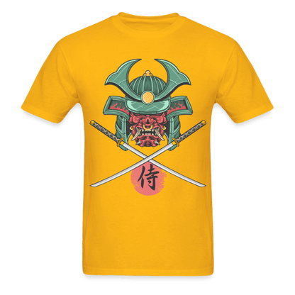 Demon Samurai T-Shirt - gold