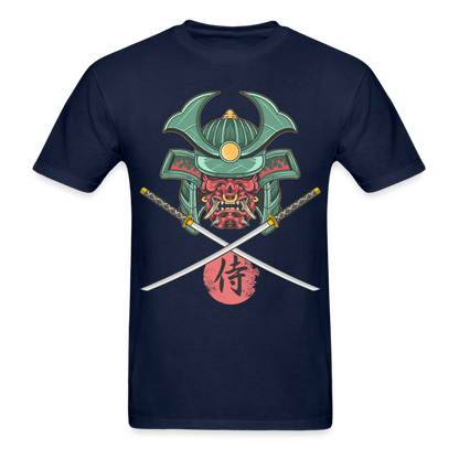 Demon Samurai T-Shirt - navy