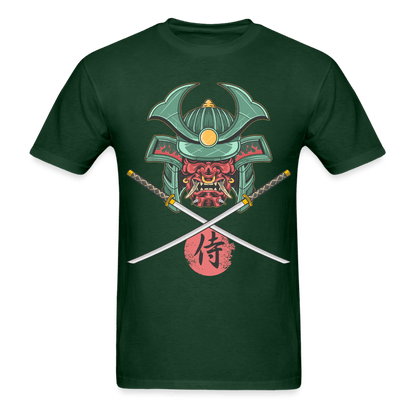 Demon Samurai T-Shirt - forest green