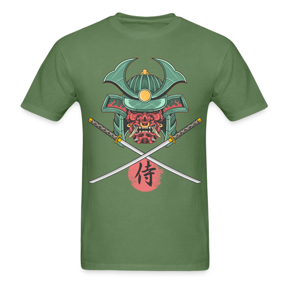 Demon Samurai T-Shirt - military green