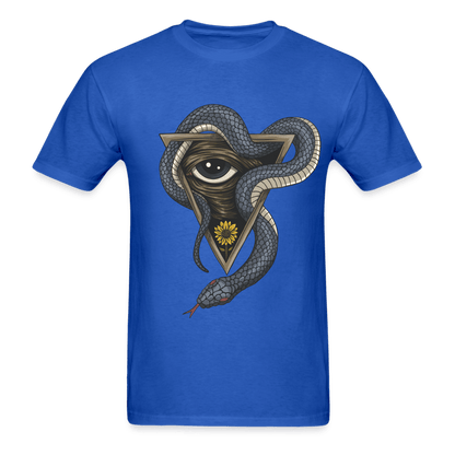 Demon Eye T-Shirt - royal blue