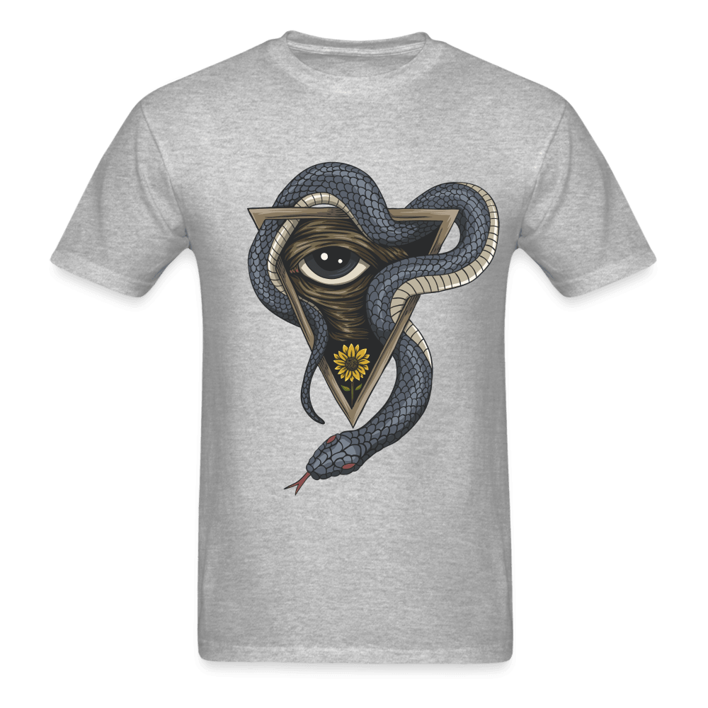 Demon Eye T-Shirt - heather gray