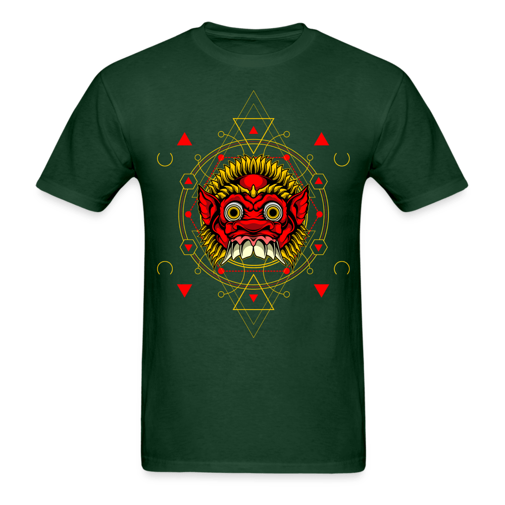 Red Demon T-Shirt - forest green