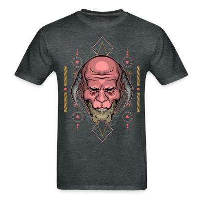 Back-Horned Demon T-Shirt - deep heather