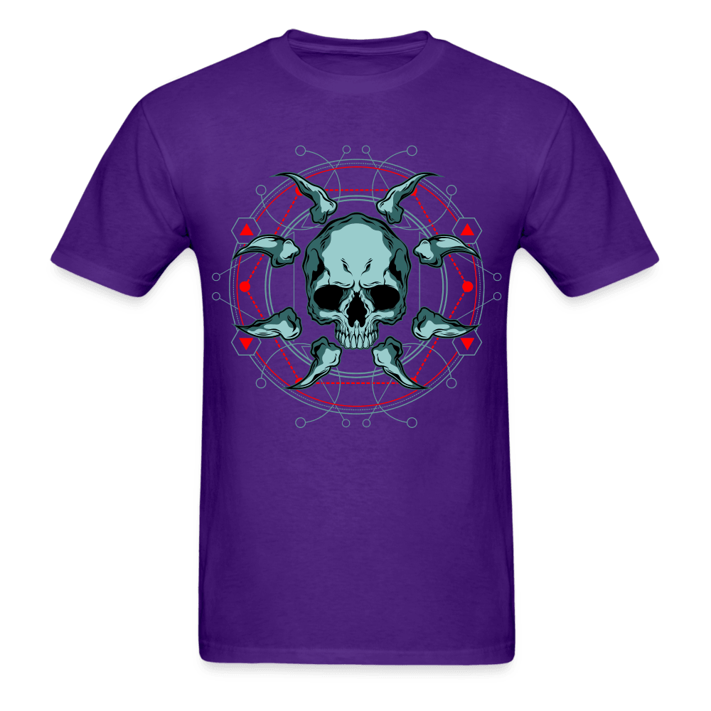 Demon Circle T-Shirt - purple