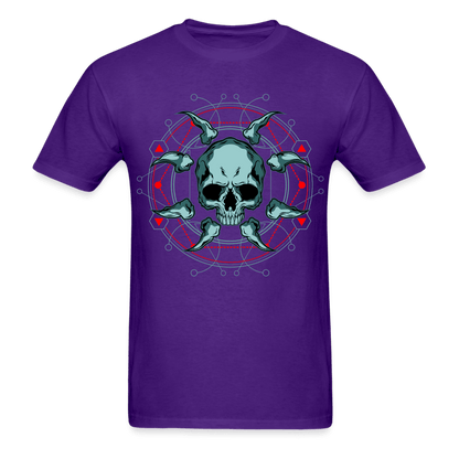 Demon Circle T-Shirt - purple