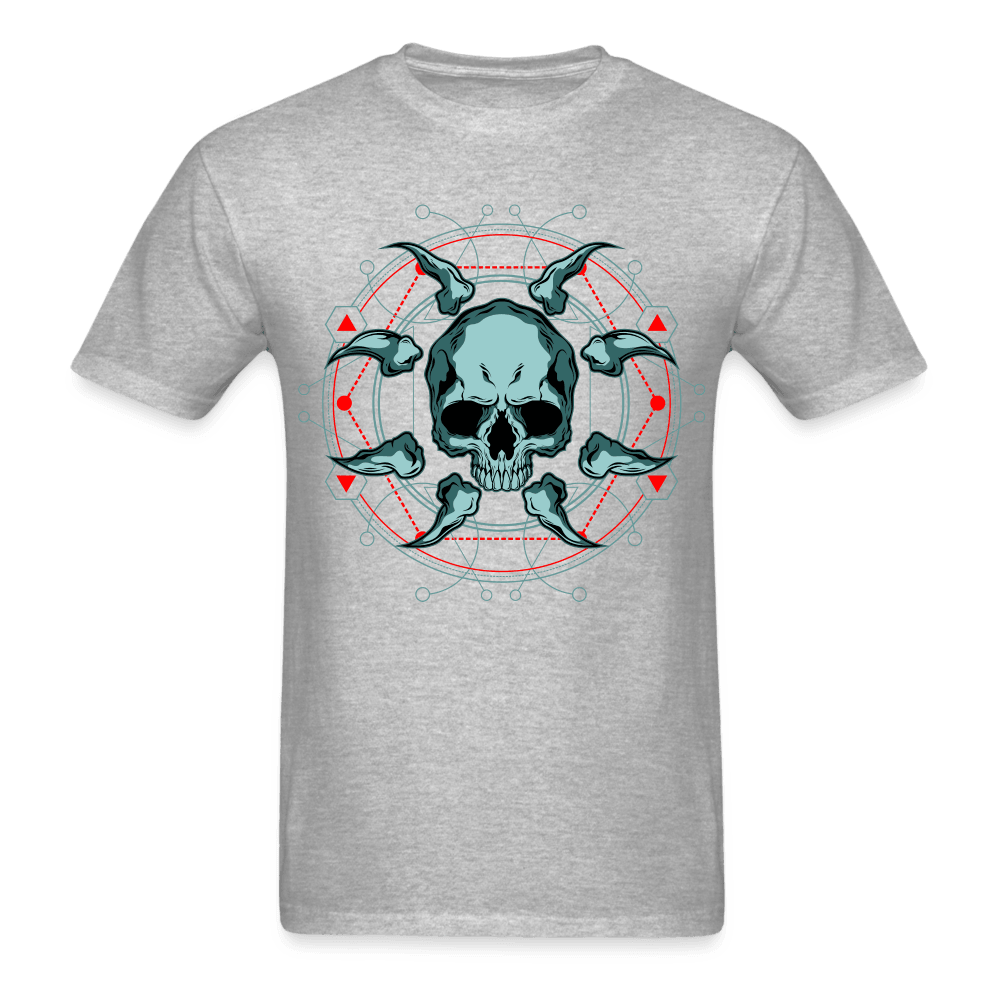 Demon Circle T-Shirt - heather gray