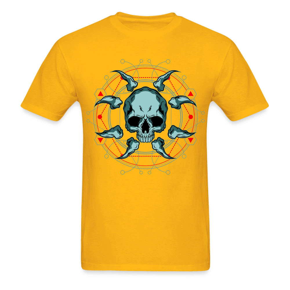 Demon Circle T-Shirt - gold