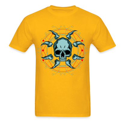 Demon Circle T-Shirt - gold