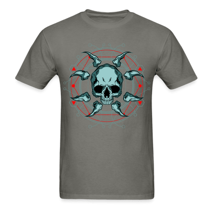 Demon Circle T-Shirt - charcoal