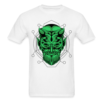 Green Demon T-Shirt - white