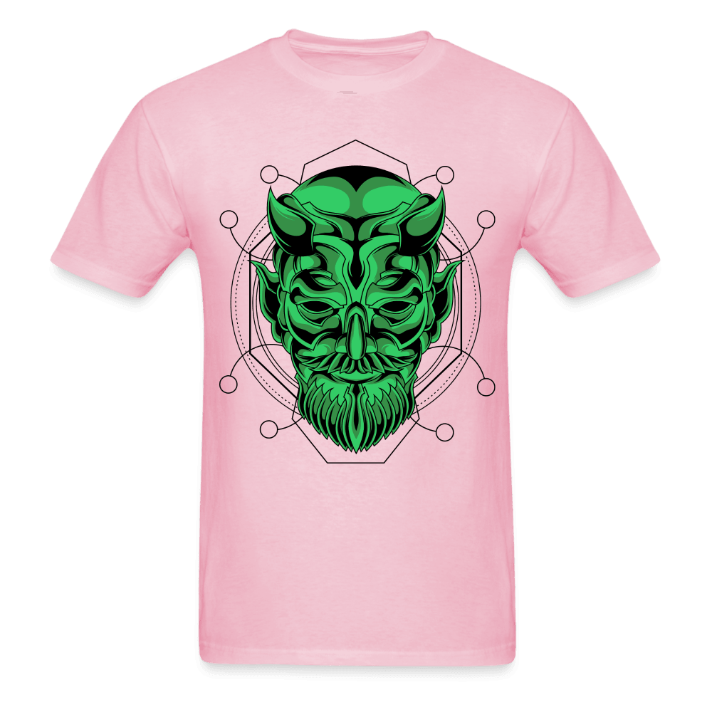 Green Demon T-Shirt - light pink