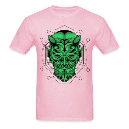 Green Demon T-Shirt - light pink