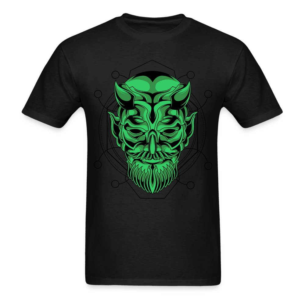 Green Demon T-Shirt - black