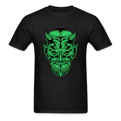 Green Demon T-Shirt - black