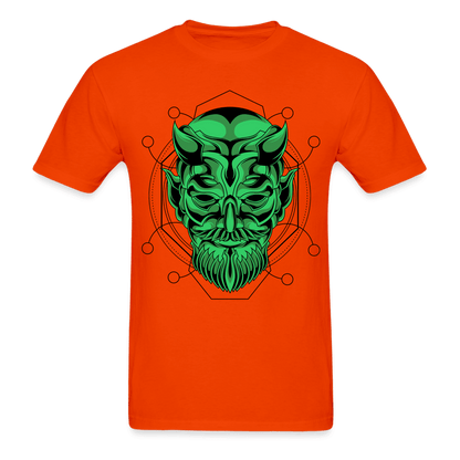 Green Demon T-Shirt - orange