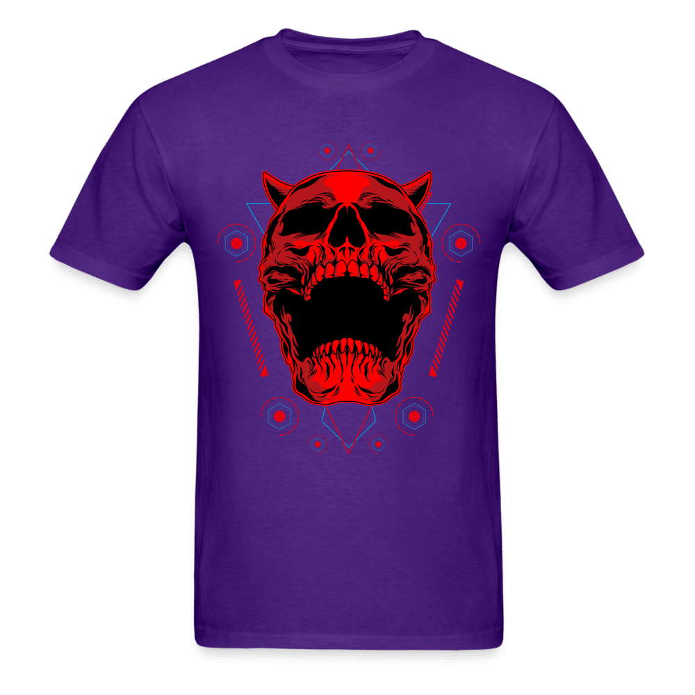 Laughing Demon T-Shirt - purple