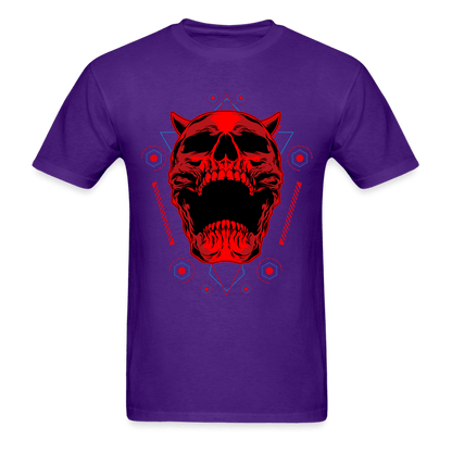 Laughing Demon T-Shirt - purple