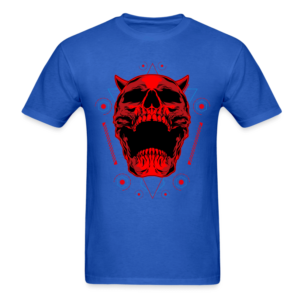 Laughing Demon T-Shirt - royal blue