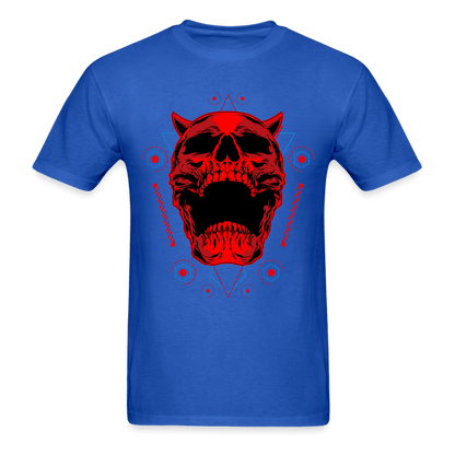 Laughing Demon T-Shirt - royal blue