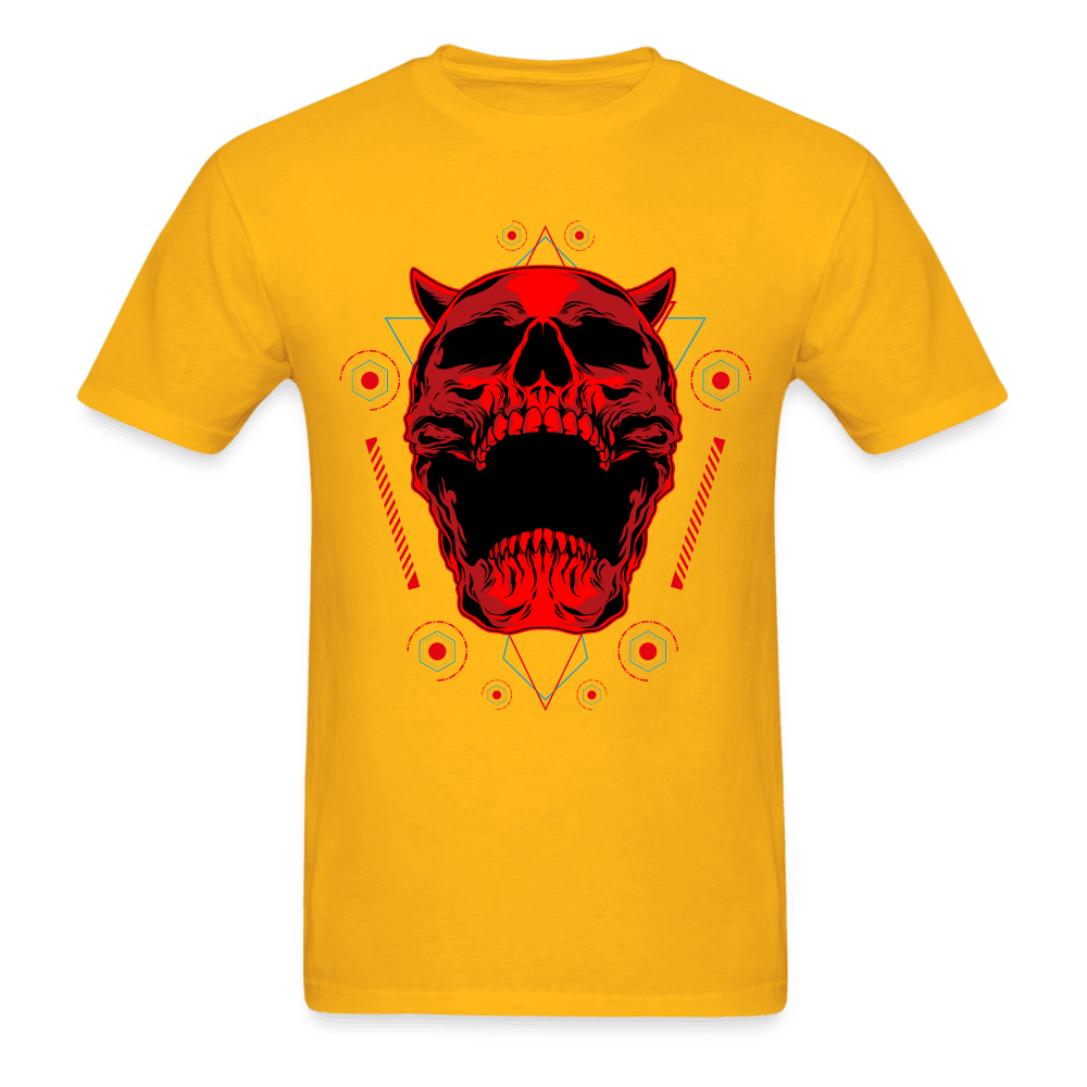 Laughing Demon T-Shirt - gold