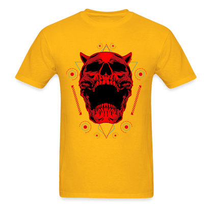 Laughing Demon T-Shirt - gold