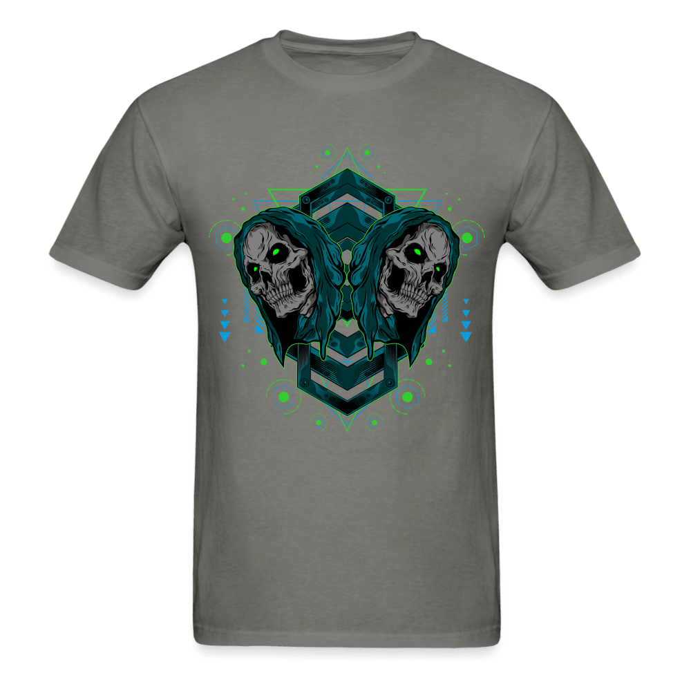 Twin Reapers T-Shirt - charcoal