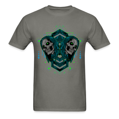 Twin Reapers T-Shirt - charcoal