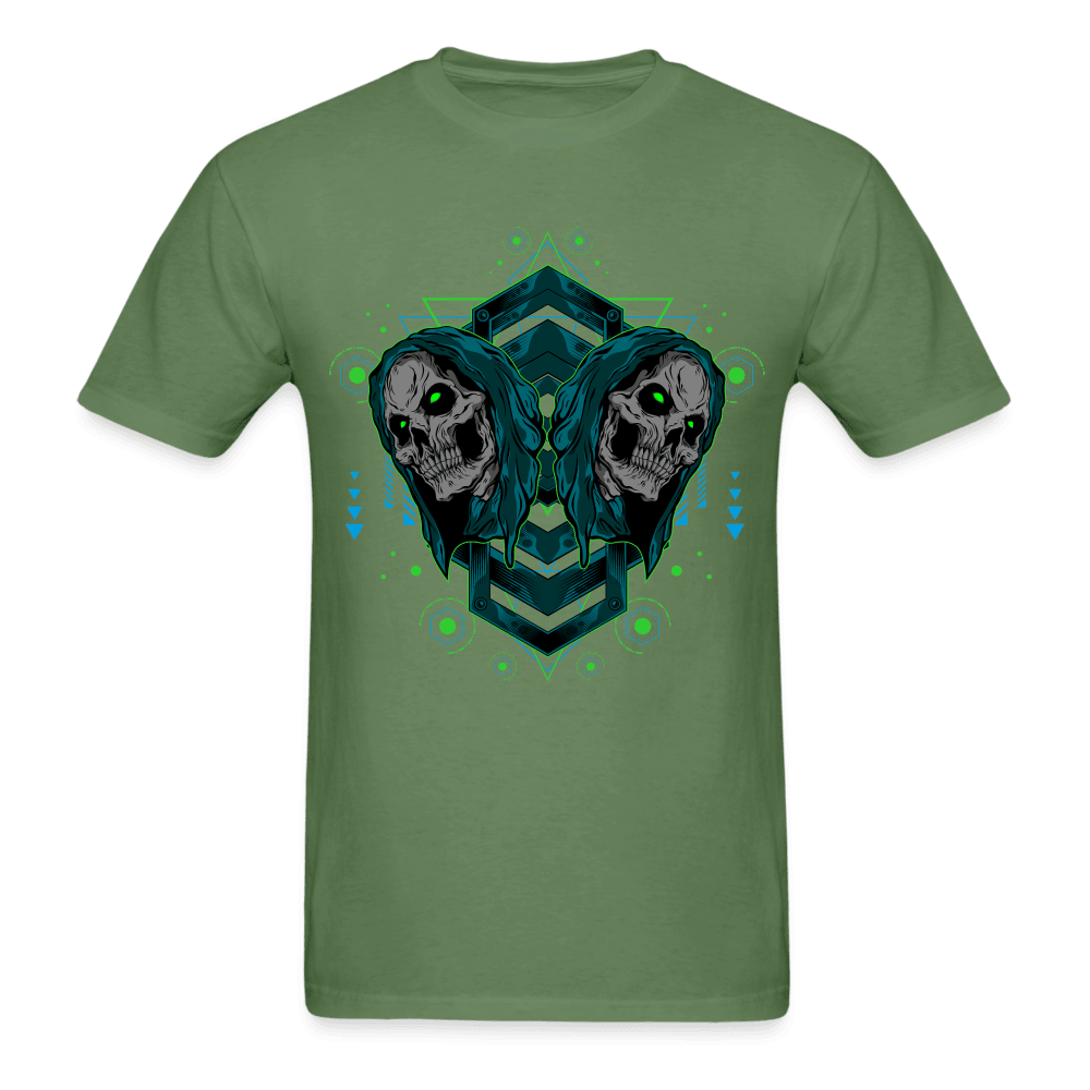 Twin Reapers T-Shirt - military green