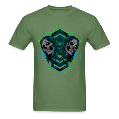 Twin Reapers T-Shirt - military green