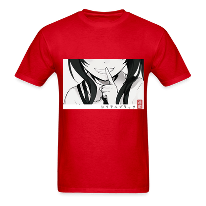 Mischievous Smile T-Shirt - red