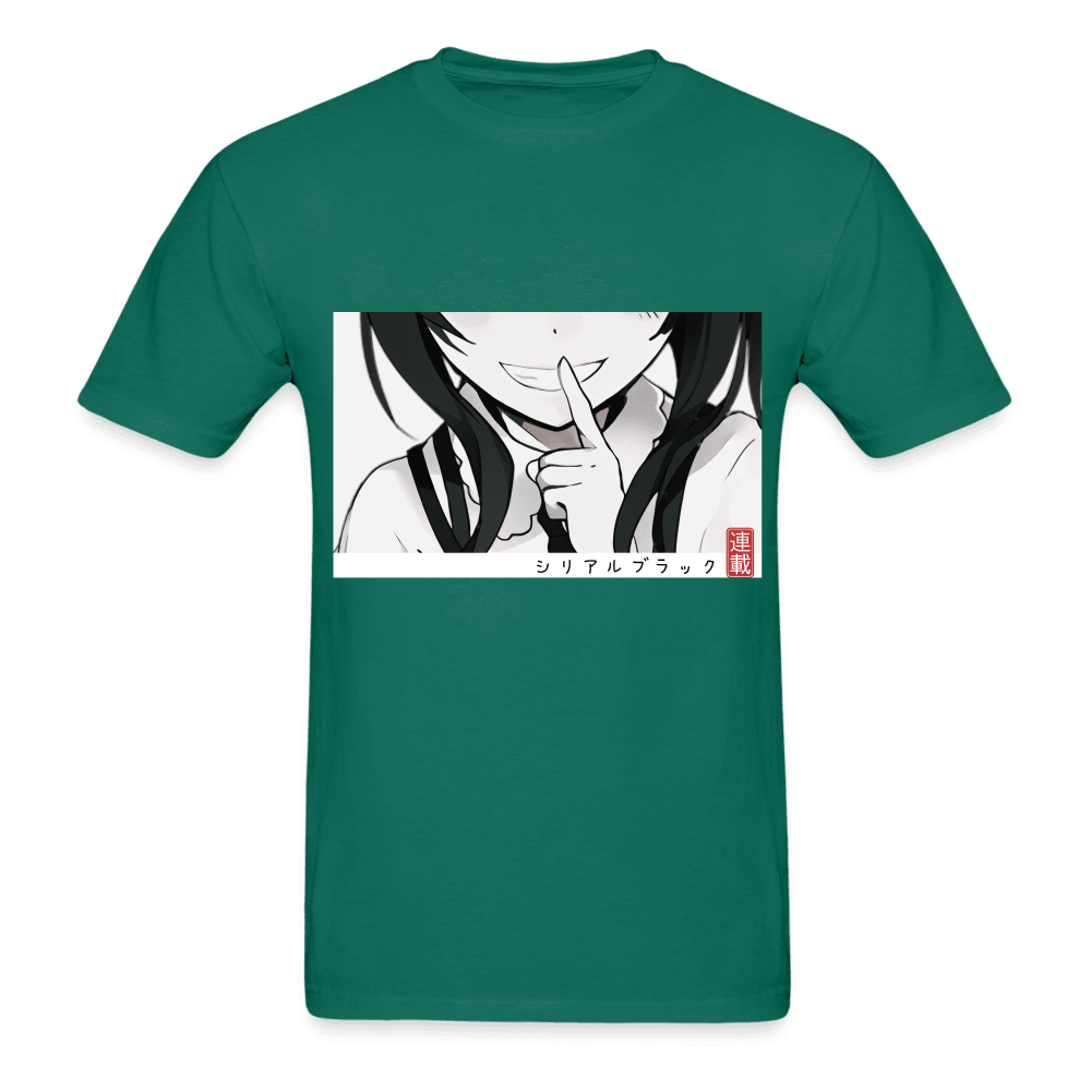 Mischievous Smile T-Shirt - petrol